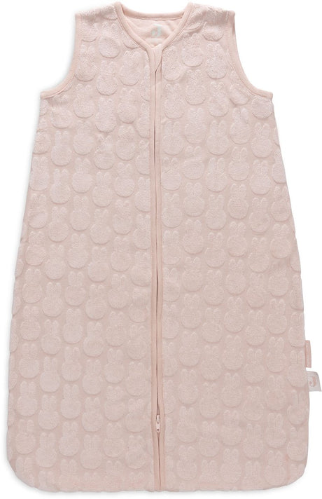 Jollein x nijntje - baby slaapzak zomer jersey 90cm - miffy jacquard terry wild rose - zomerslaapzak