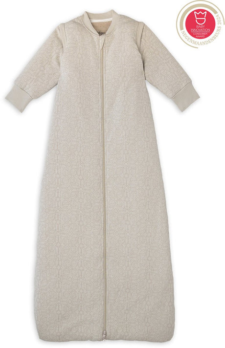Lodger hopper - 4 seizoenen slaapzak baby - beige - 0.3-3.5 tog - past in autostoel - 6m-3j