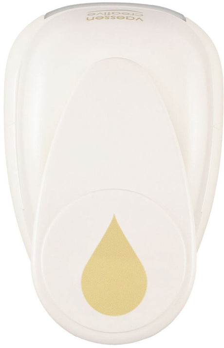 Vaessen creative pons - figuurpons - druppel - 3,3 x 5,1 cm