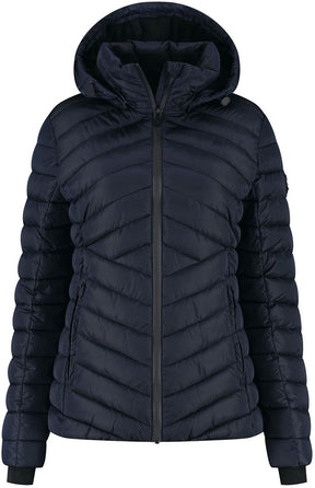 Kjelvik harmke dames outdoorjas - donker blauw