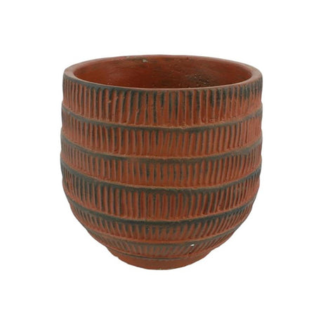 HBX Natural Living Blumentopf Cissane ø11xh10cm Terrakotta