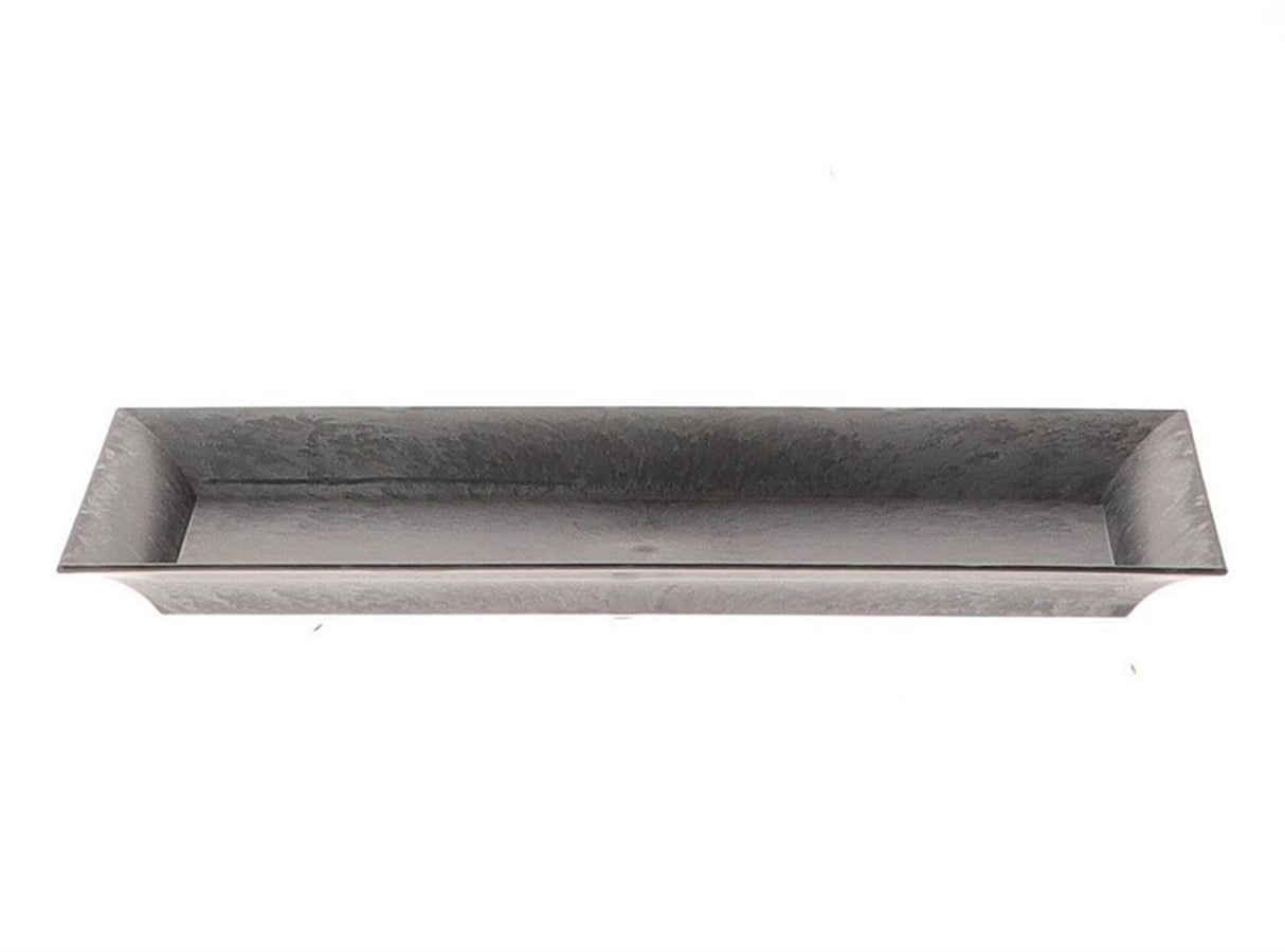 Hbx Natural Living Tablett Melamin 36x17xh2,5cm grau