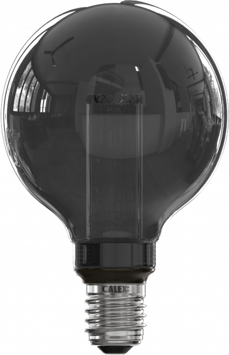 LED-Lampe der Calex Crown-Serie – E27 – G95-Lichtquelle Titan – 3,5 W – dimmbar