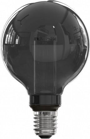 LED-Lampe der Calex Crown-Serie – E27 – G95-Lichtquelle Titan – 3,5 W – dimmbar