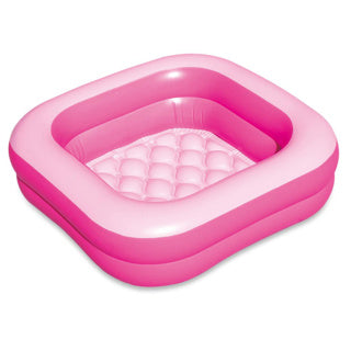 Sommerwellen Babybecken rosa 86x86x25 cm | 4 Stück