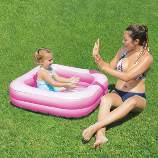 Sommerwellen Babybecken rosa 86x86x25 cm | 4 Stück