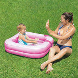 Sommerwellen Babybecken rosa 86x86x25 cm | 4 Stück