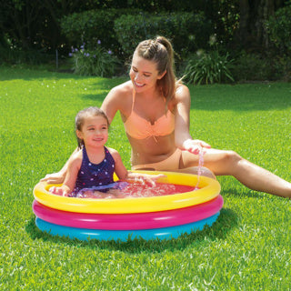 Sommerwellen-Schwimmbecken 3-Ring 86 x 25 cm | 8 Stück