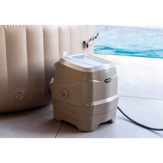 Intex Purespa Whirlpool-Blasenmassage 4 Pers. 196 cm + energieeffiziente Plane