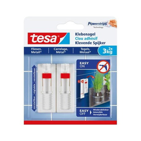 Tesa verstellbarer Klebenagel 2x3kg