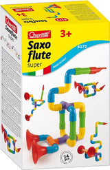 Quercetti Röhrchen Konstruktion Set Saxophon, 24dlg.