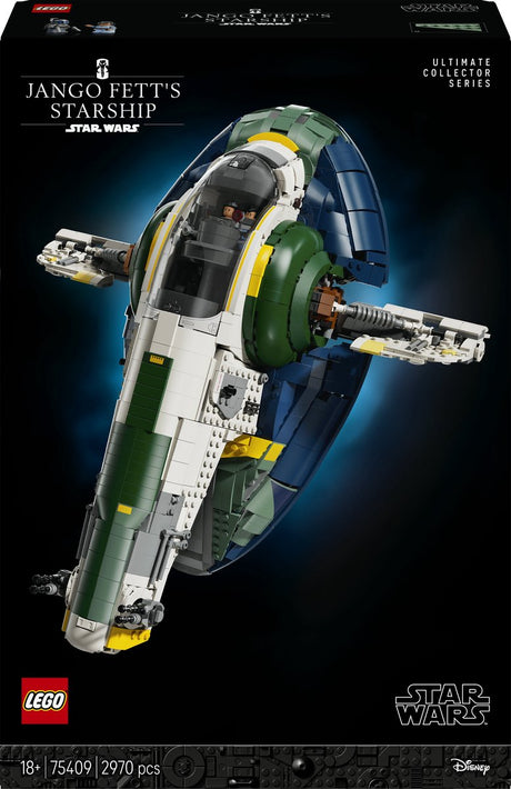 Lego Star Wars Jango Fetts Raumschiff der Firespray-Klasse – 75409