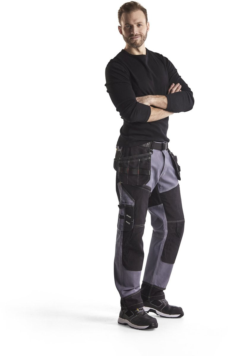 Blåkläder blaklader werkbroek x1500 1500-1370 - grijs zwart - c56