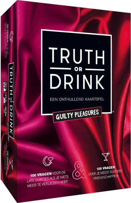 Spiel „Wahrheit oder Alkohol schuldige Vergnügungen“.
