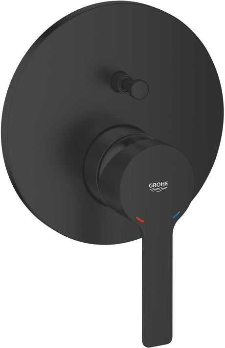 Grohe lineare neuer Wannenmischbatterieaufsatz – 2-Wege-Umstellung – Silkmove – Mattschwarz