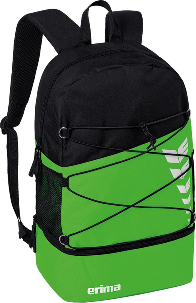Erima Six Wings Multifunktionsrucksack mit Bodenfach – grün | Größe: schlicht