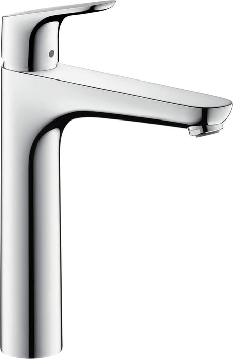 Hansgrohe Focus Einhebel-Waschtischmischer 190 ohne Ablaufgarnitur - hoher Auslauf - Chrom - Auslaufauslauf 159 mm