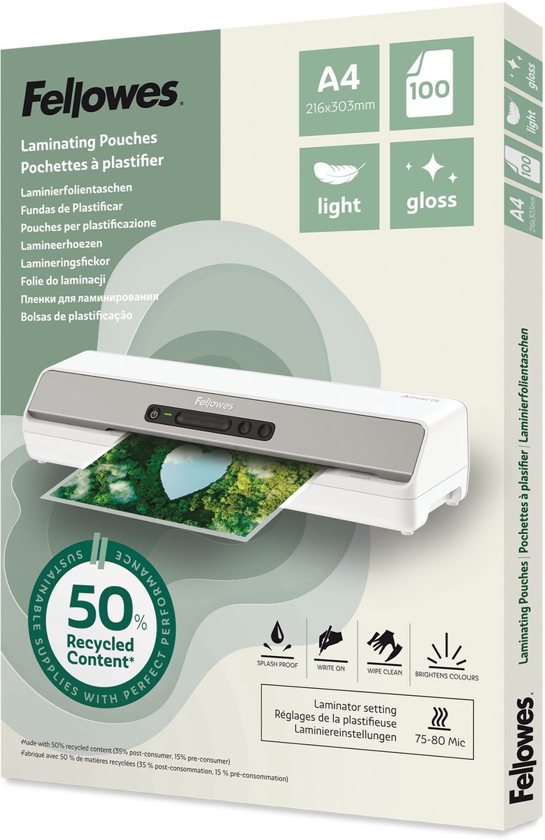 Fellowes 100142987 Laminierbeutel 100 Stück(e)