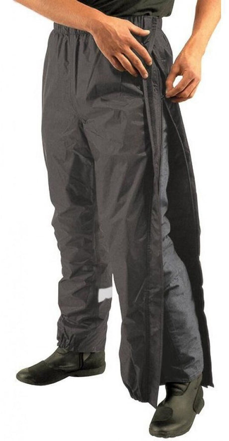 Mac in a sac – Regenhose mit durchgehendem Reißverschluss – Schwarz – Größe L