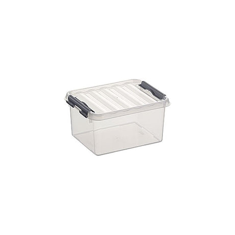Sunware q-line Aufbewahrungsbox 2 Liter transparent 20x15x10,4cm