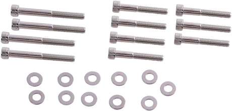 TNT Haubenschraubensatz Schraubensatz Motorabdeckung Peugeot 50 Chrom