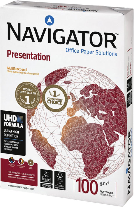 Kopierpapier Navigator A4 100 g m² mattweiß 500 Blatt