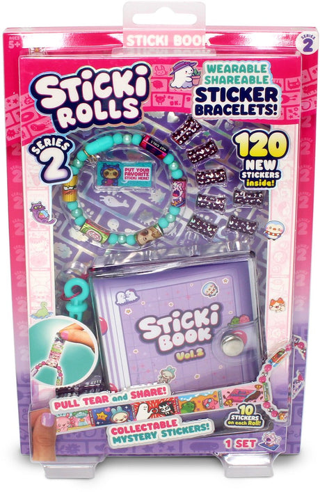 Sticki Rolls Stickerbuch Welle 2 – Stickerbuch für Kinder – Sammeln.