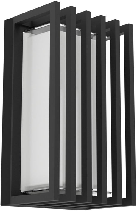 Eglo genovese wandlamp buiten - sensor - 24 cm - zwart helder - instelbaar wit licht (warm, neutraal en daglicht)