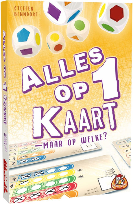 Weiße Koboldspiele, alles auf einer Karte – Würfelspiel