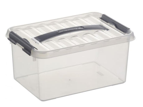 Sunware q-line Aufbewahrungsbox 6l transparent | 3 Stück