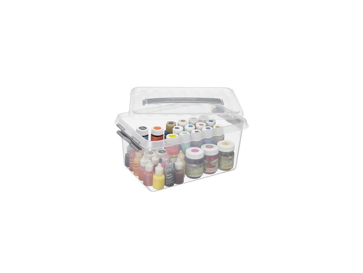 Sunware q-line Aufbewahrungsbox 6l transparent | 3 Stück