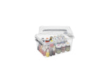 Sunware q-line Aufbewahrungsbox 6l transparent | 3 Stück