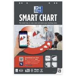 Flipchartblock Oxford Smart Chart weiß Packung 3 Stück
