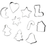 Creativ Company Ausstechformen, Weihnachtsformen, Größe 3-5,7 cm, 10 Stück, 1 Box