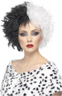 Vegaoo Cruella Damenperücke für Halloween – Faschingsperücke – Einheitsgröße