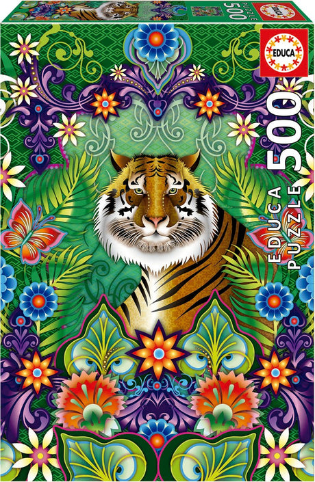 Educa - Puzzle - 500 Teile - Bengalischer Tiger