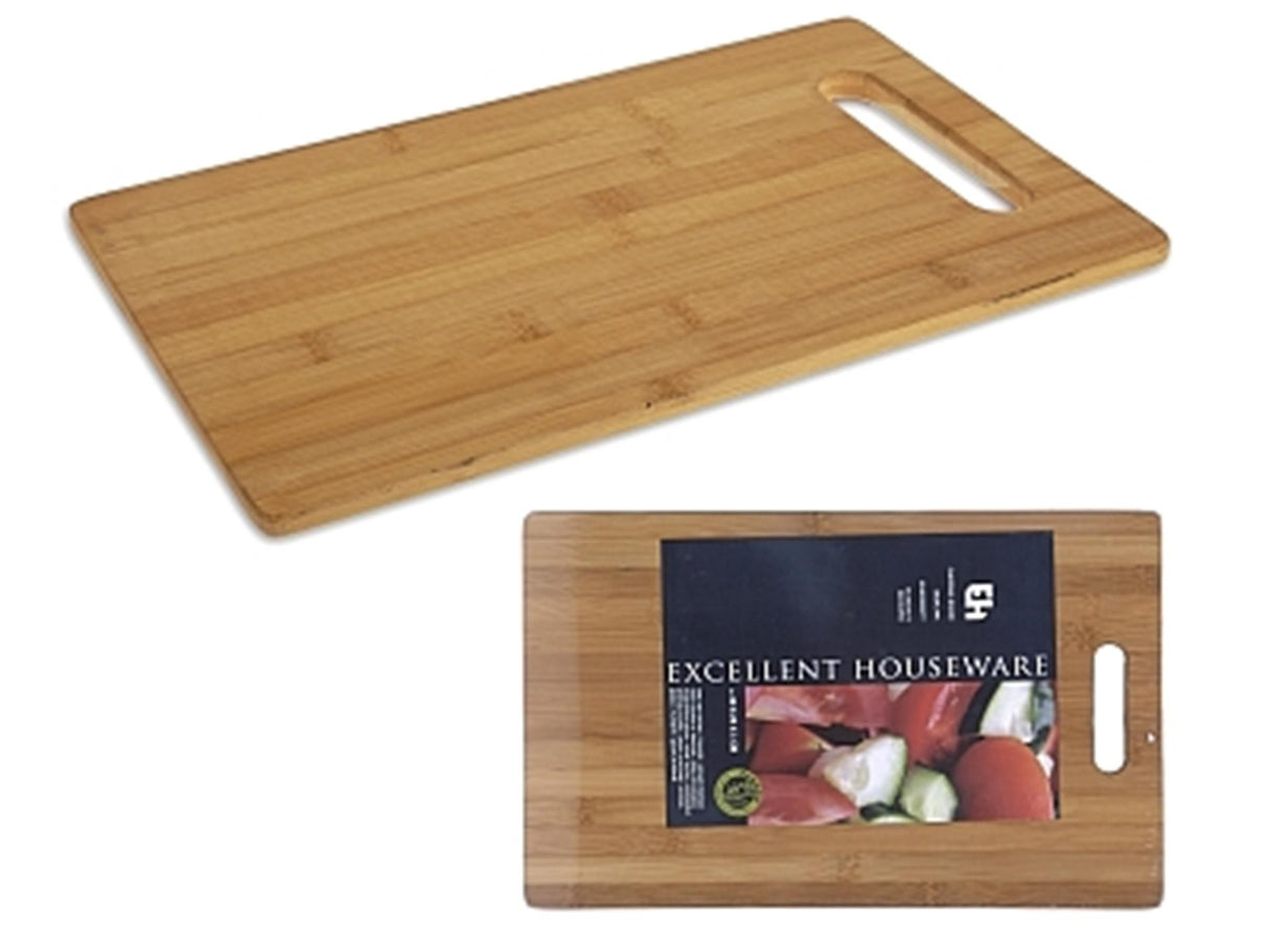 No brand Schneidebrett Bambus 20x30cm | 4 Stück
