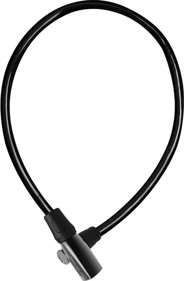 Abus Kabelschloss 4408k – 65 cm langes Stahlkabel mit Kunststoffummantelung – Fahrradschloss mit Sicherheitsstufe 2 – Rot