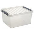 Sunware q-line Aufbewahrungsbox 36 Liter transparent 50x40x26cm