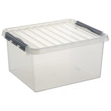 Sunware q-line Aufbewahrungsbox 36 Liter transparent 50x40x26cm