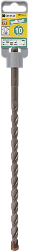 Wolfcraft Betonbohrer | Standard | ø10 x 260 mm | sds plus | 1 Stück - 7855010