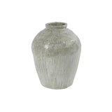 Countryfield vaas gayle aardewerk wit groen 23,5xh30,5cm