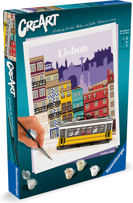 Ravensburger Creart Malen nach Zahlen – Lissabon