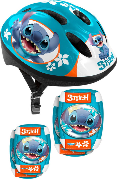Disney Stitch 5-teiliger Schlittschuhschutz 52-56 cm Petrolblau Größe S M