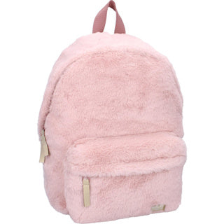 Milky Kiss Rucksack mit Wow-Faktor, flauschiges Hellrosa