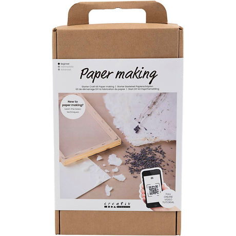 Kreativunternehmen https: www.cchobby.nl starter-hobbyset-paper-making-1-box
