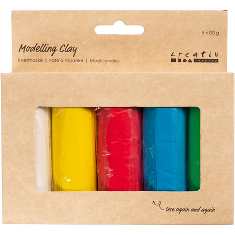 Https: www.cchobby.nl Modelliermasse-h-9-5-cm-verschiedene-Farben-5x80-gr-1-Eimer