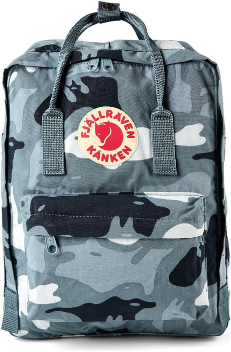 Fjallraven fjällräven vrijetijdsrugzak rugzak kånken graphics 16l nimbus blue - hidden animals blauwgrijs