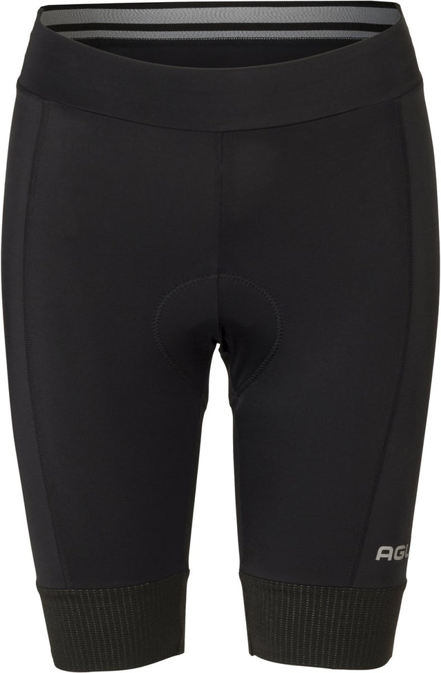 Agu essential - fietsbroek - wielrenbroek - dames - core pad zeem - reflecterende details - elastische tailleband - zwart - xl