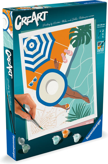 Ravensburger Creart Malen nach Zahlen – Schwimmbad